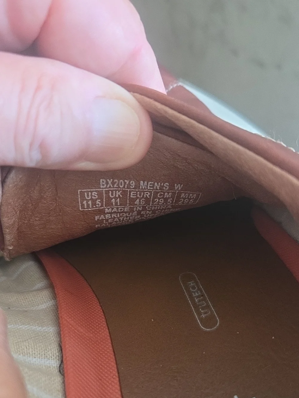 Rockport Brown Leather Lace-Up Slip-Ons with Tan Accent